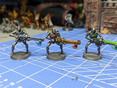 Which color scheme should I use for my Necron Kill Team : r/minipainting