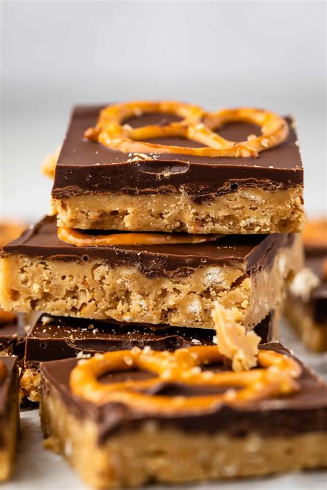 Healthy Peanut Butter Pretzel Bars at Linda France blog