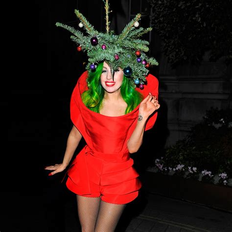 Lady Gaga Dresses as a Fashionable Christmas Elf for Her Epic Holiday ...
