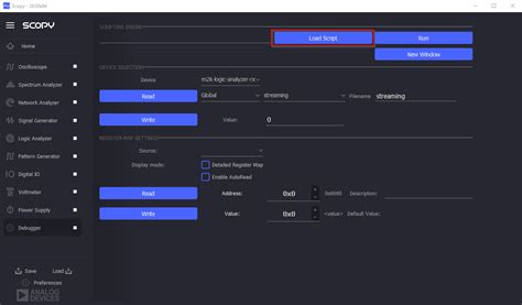 Scopy - Scripting Guide [Analog Devices Wiki]