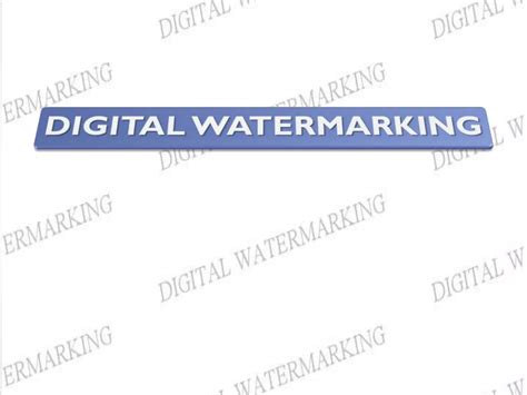 Digital Water marking | PPTX
