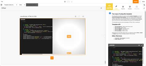 JavaScript Tutorial Template 的图像结果