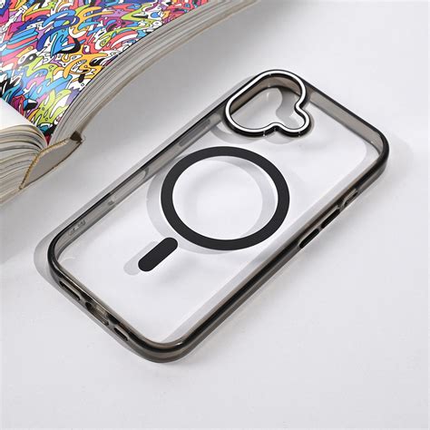 Maska(futrola) Magsafe Color Pop za iPhone 16 6.1 crna - Mob-Shop