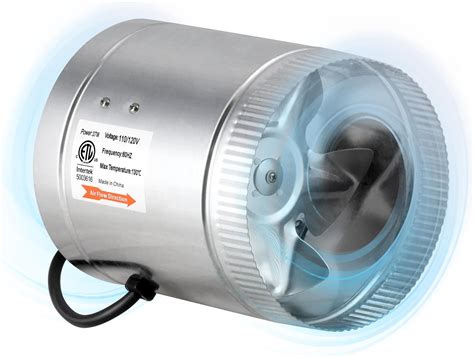 Amazon.com: YSSOA 6 Inch Inline Booster Duct Fan with Speed Controller ...