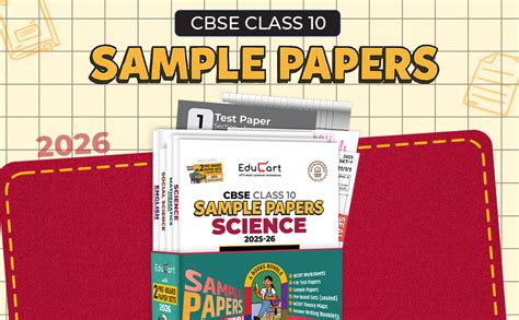 Educart CBSE Sample Paper Class 10 2025-26 Set of 4 Books