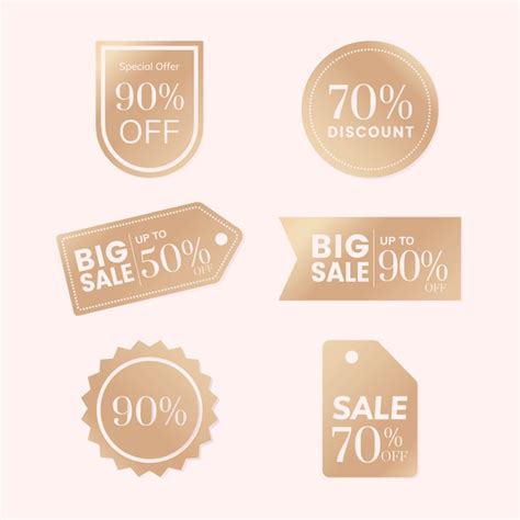 Discount tag collection | Free Vector