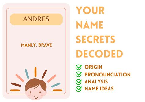Andres - Boy Name Meaning and Pronunciation
