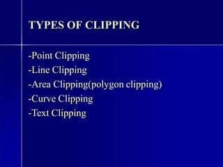 Image result for Point Clipping in Computer Graphics