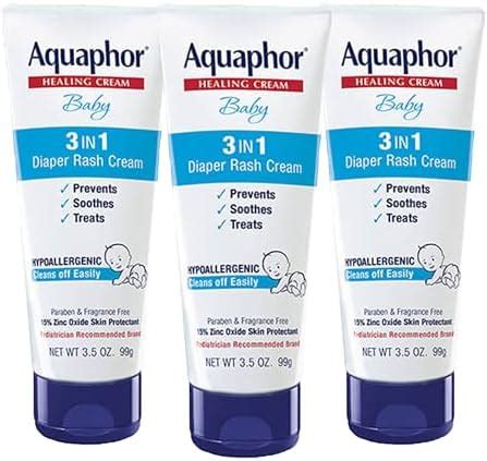 Aquaphor Baby Diaper Rash Cream 3.5 Ounce (Pack of 3) : Amazon.in: Baby ...