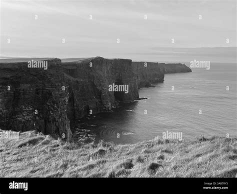 Famous cliffs moher irish Black and White Stock Photos & Images - Alamy