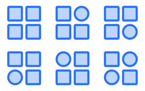 Layout Icon Pack | Color lineal-color | 50 .SVG Icons
