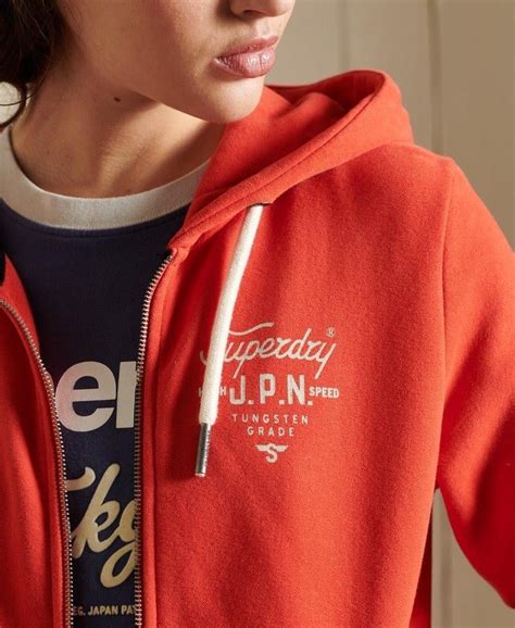 SCRIPT STYLE WORKWEAR ZIPHOOD