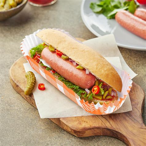 Snapklik.com : Ocmoiy Paper Hot Dog Trays Disposable