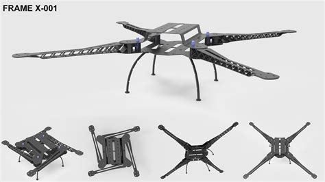Drone Frame 3D model 3D printable | CGTrader