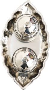 KPY COLLECTIONS Boat shaped kunguma chimil ( BIG ) with stainless steel ...