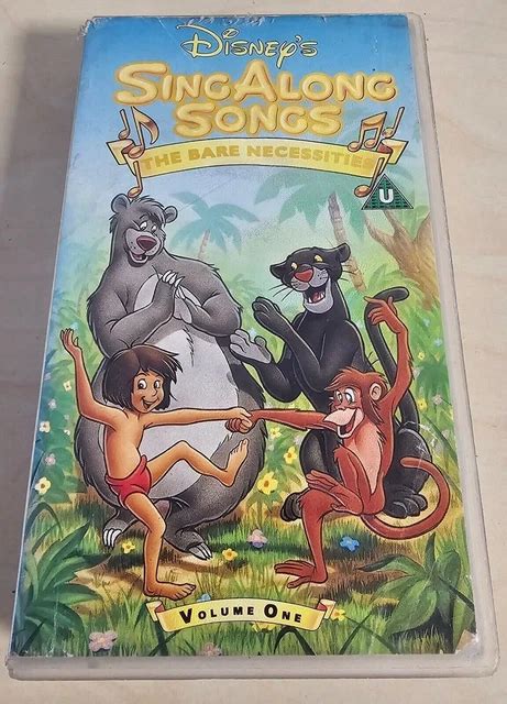 SING ALONG SONGS The Bare Necessities Volume 1 VHS Ref00294 £9.96 ...
