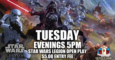 Star Wars Legion Open Play Tuesday, Fortress of Gaming, Albany, 14 May ...