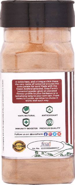 OREA farm Natural Tamarind Powder | Imli Powder | Rich Flavor Enhancer ...
