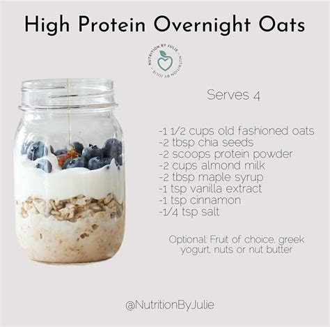 Best 12 Proats 101: 25 Protein Overnight Oatmeal Recipes for Weight Loss – Artofit