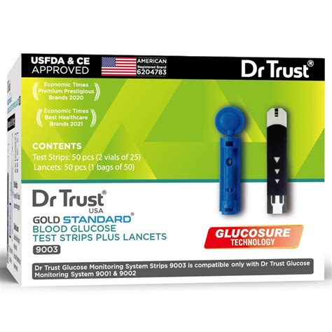 Dr Trust USA Blood Glucose Meter, Blood Sugar Test Machine