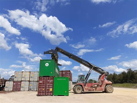 Image result for Reach Stacker Operating