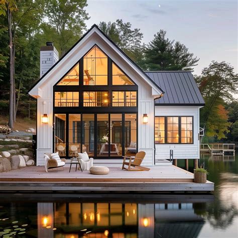 lake_houses_exterior (8) | Small lake houses, Lake houses exterior ...