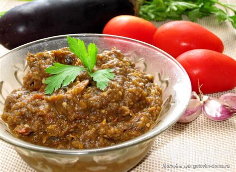 Баклажанная или кабачковая икра в духовке - пошаговый рецепт с фото на ...