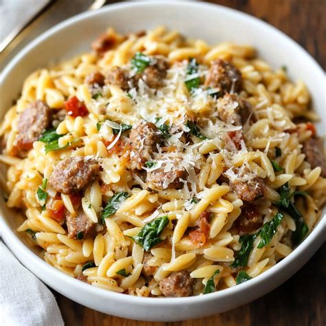 Italian Sausage Orzo Recipe