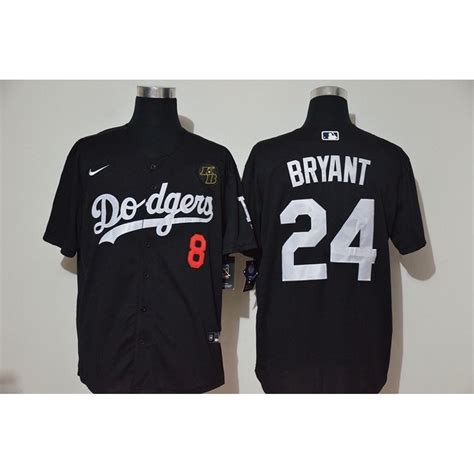 Los Angeles Dodgers Kobe Bryant Black Jersey | Inspire Uplift