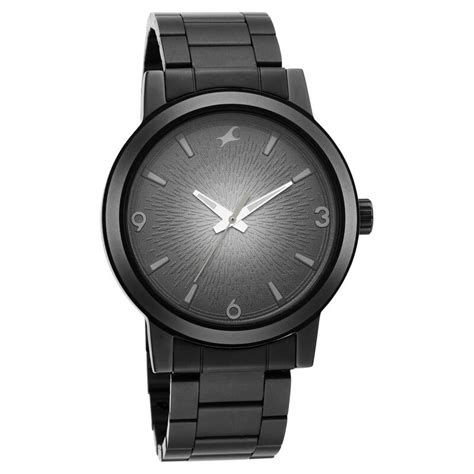 Buy Online Fastrack Stunners Quartz Analog Black Dial Metal Strap Watch ...
