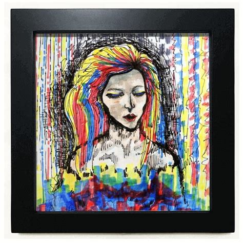 no/no Fade Away Art Feature Black Square Frame Picture Wall Tabletop ...