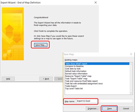 Image result for How to Export MS Project as Excel