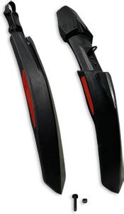 HERO Plastic Bicycle Atom Mudguard with Reflective Tape & Metal Clamp ...