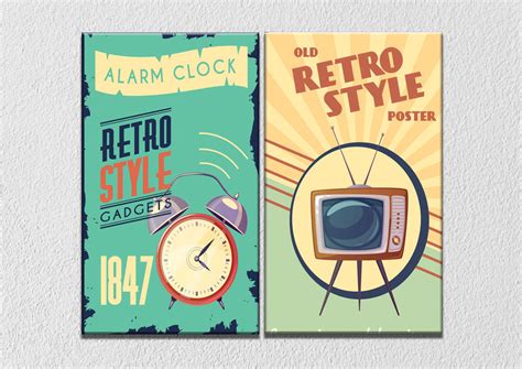 Retro Style Poster, Set Of 2 – Myindianthings