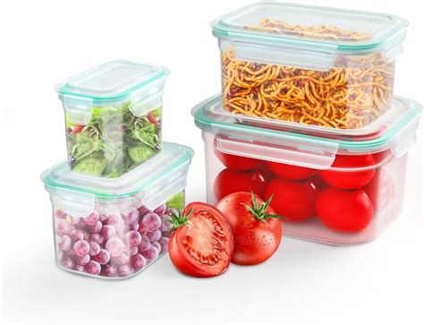 LIHONG 8-Piece Food Storage Containers with Lids India | Ubuy