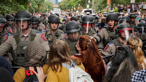 Campus Protests Over Israel-Gaza War Intensify Amid Police Pushback ...