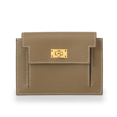 Kelly Compact Wallet - Etoupe Small – Confidential Couture