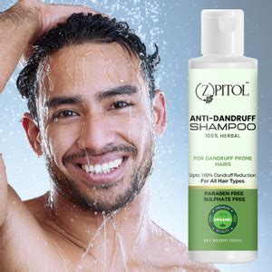 ZPITOL Anti!Dandruff Shampoo For Men Women ! Herbal Scalp Cleansing ...