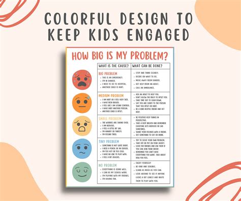 How Big Is My Problem, Size of the problem Poster – MindSpacePrintables