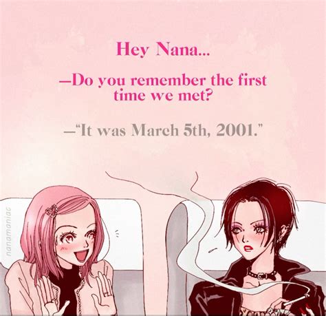 NANA and Hachi | Nana manga, Nana quotes, Nana