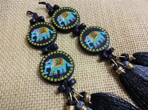 Buy Tassels, Wooden Button Tassels, Ethnic Tassels, Decorative Tassels ...