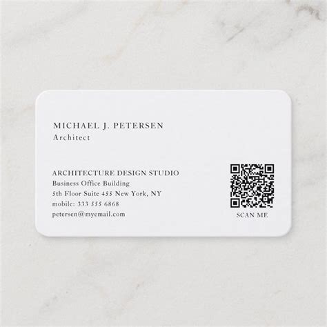 QR Code Business Card Template 的图像结果