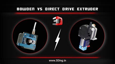 Bowden vs Direct Drive Extruder