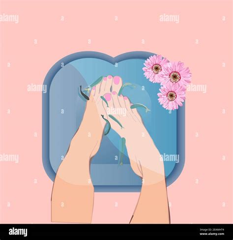 Peeling with Garra Rufa fish. pedicure in a beauty salon. Spa treatment ...