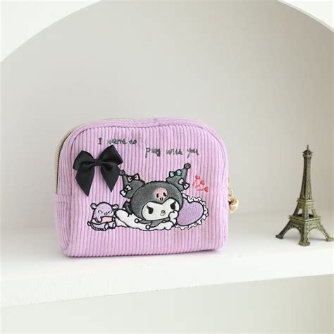 kuromi POCHACCO pom pom purin zip storage makeup bag | Ubuy India