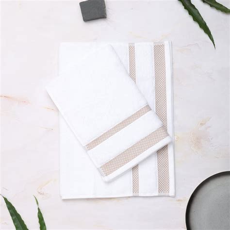 Buy SPACES Hygro Set of 2 Cotton Hand Towels - 60x40cm from Spaces at ...