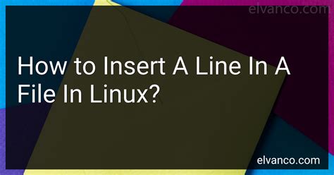 How to Insert a Word in a Line Using Unix Command 的图像结果