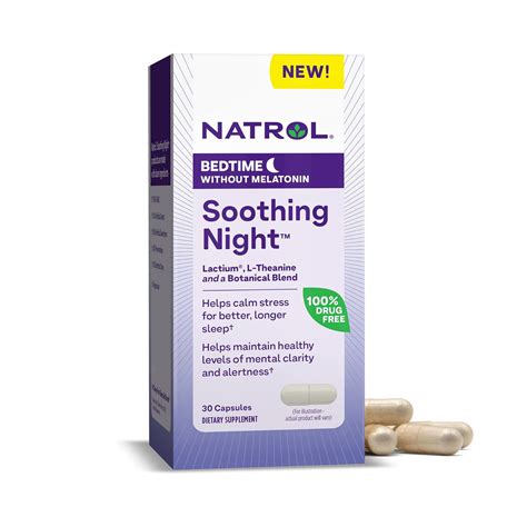 Natrol, Soothing Night, Bedtime Without Melatonin, 30 Capsules – Maple ...