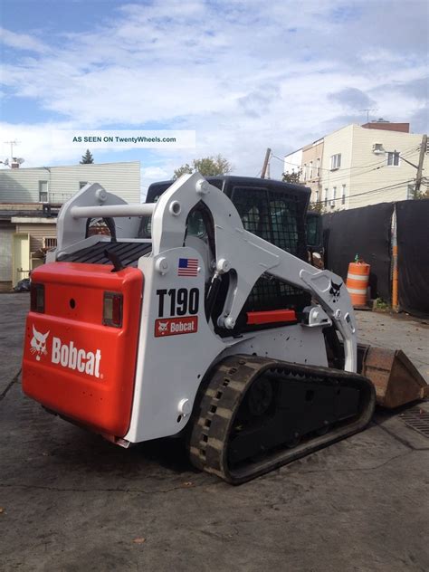 Bobcat T190 Skid Steer Track Loader Fully Enclosed Cab Heat/ac In Nyc