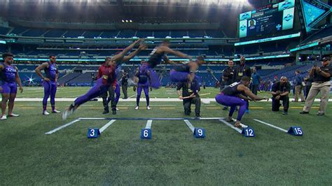 Byron Jones beats world broad jump record at NFL Combine | NFL ...